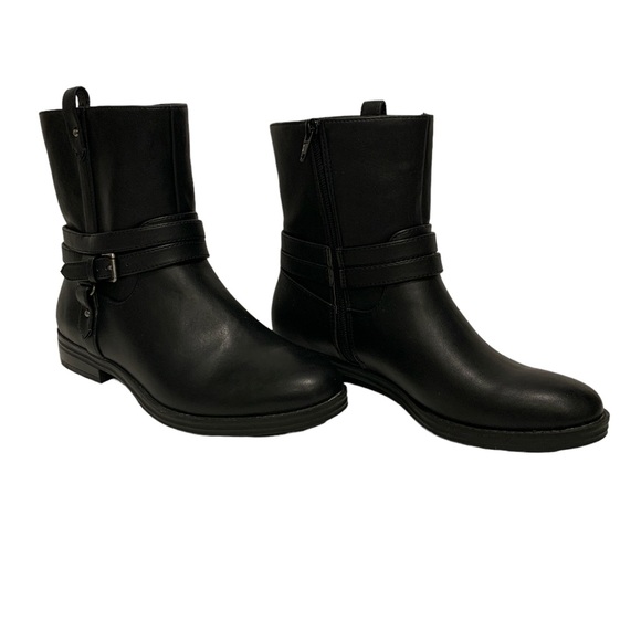 Style & Co. Shoes - STYLE & CO STATE FLAT BOOTIE BLACK